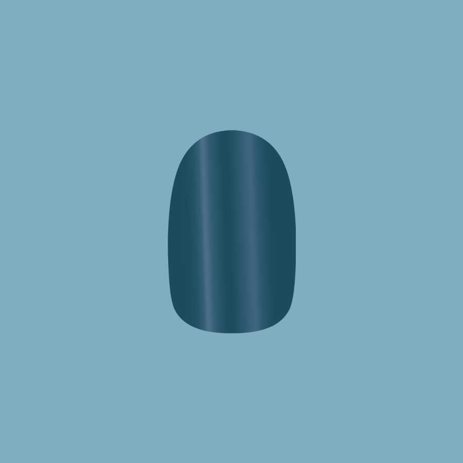 Aprés Mani - Tab Press-On | Short | Round in deep teal green for a quick, long-lasting mani by Olive and June