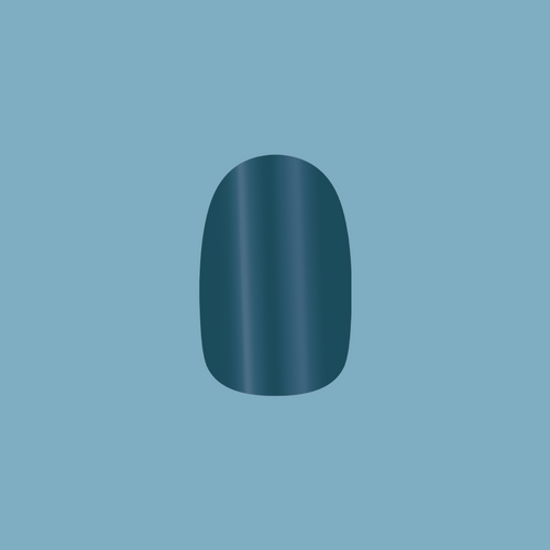 Aprés Mani - Tab Press-On | Short | Round in deep teal green for a quick, long-lasting mani by Olive and June