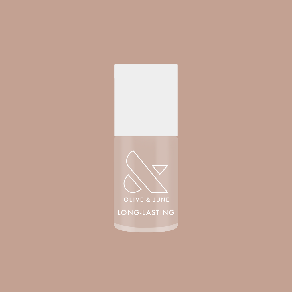 Real Toasty long-lasting nail polish bottle in toasted neutral beige for easy at-home mani and pedi.