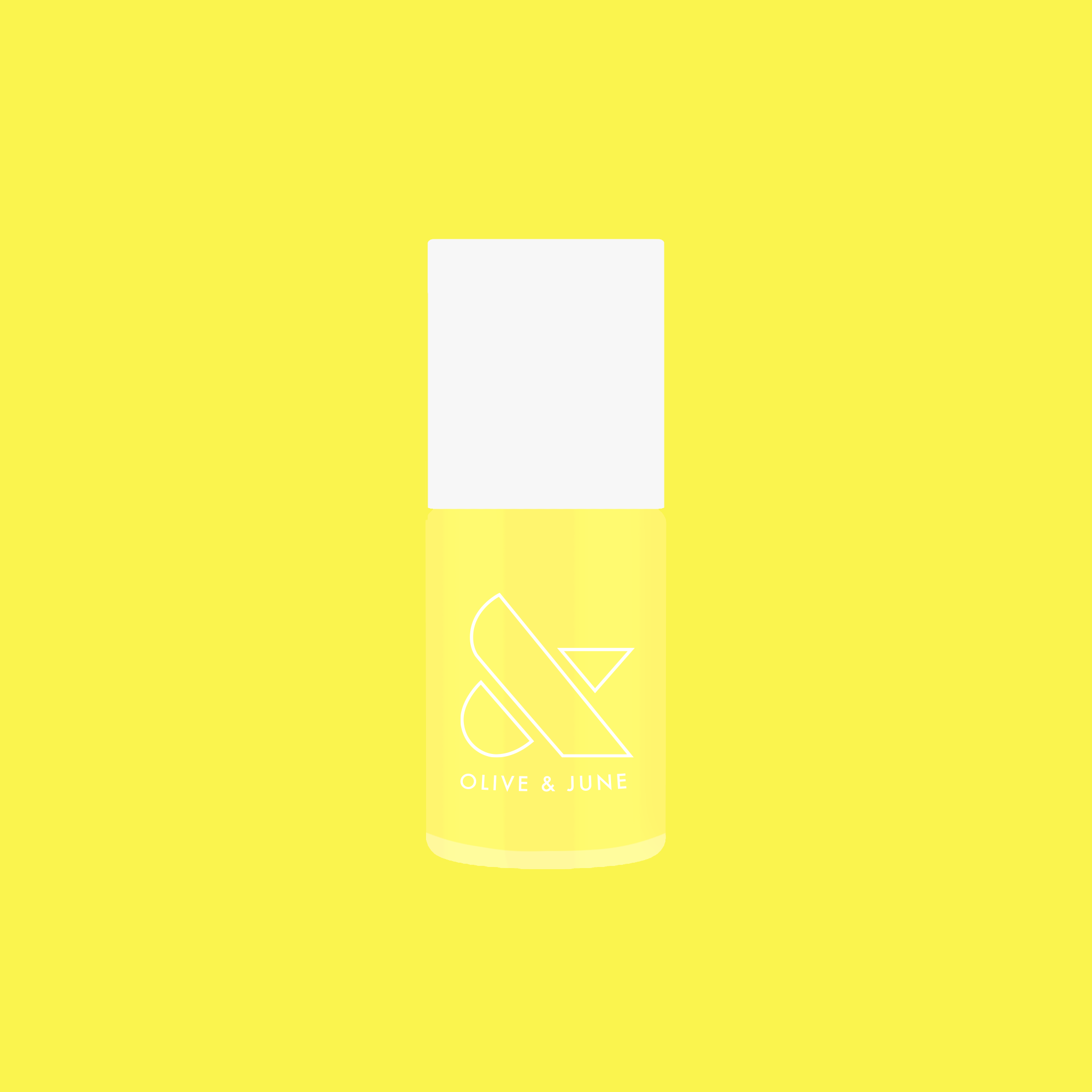 Game Set Mani nail polish bottle in bright neon yellow for quick-dry and long-lasting at-home manicure looks