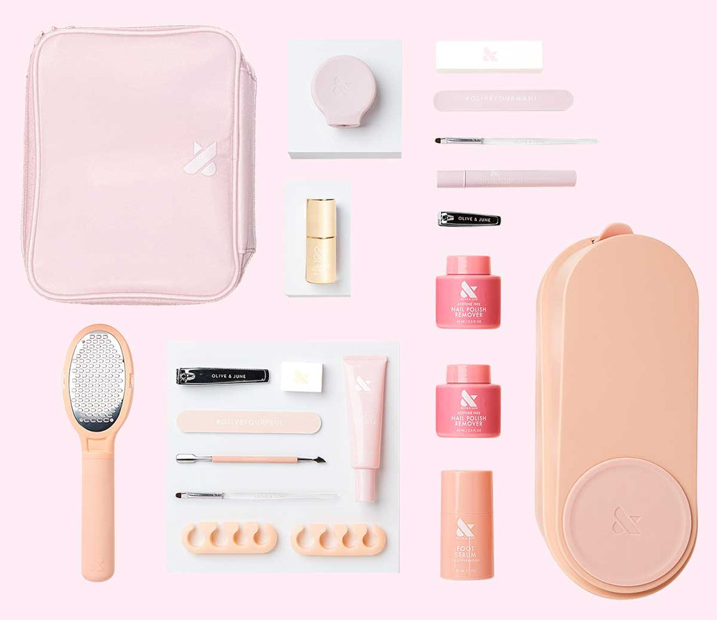 The Quick Dry Complete System - 6 Polishes with manicure tools for quick-dry, long-lasting polish and easy at-home nail care