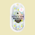 Fun Zone - Press-On | Medium | Almond with playful blue and slime lime green design for an easy at-home mani