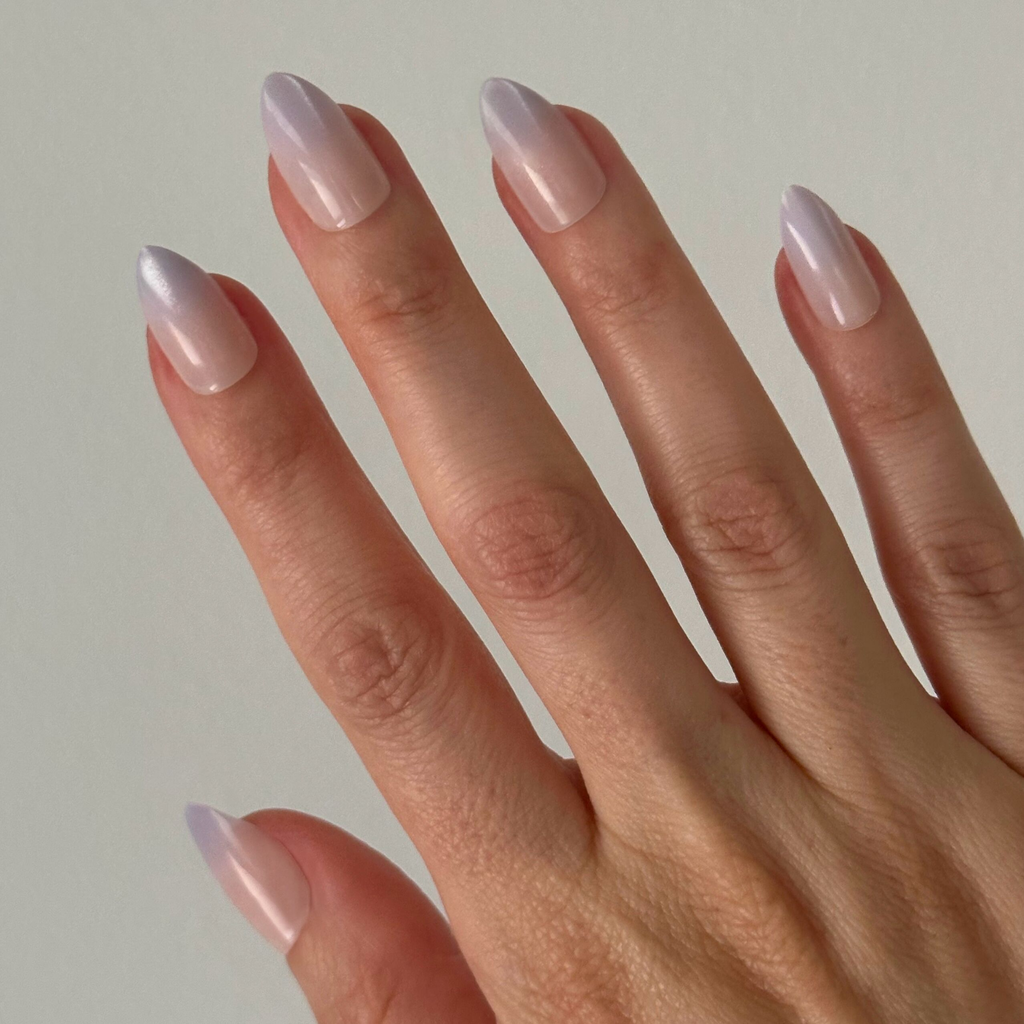 Lilac Velvet Gradient - Press On | Medium | Almond