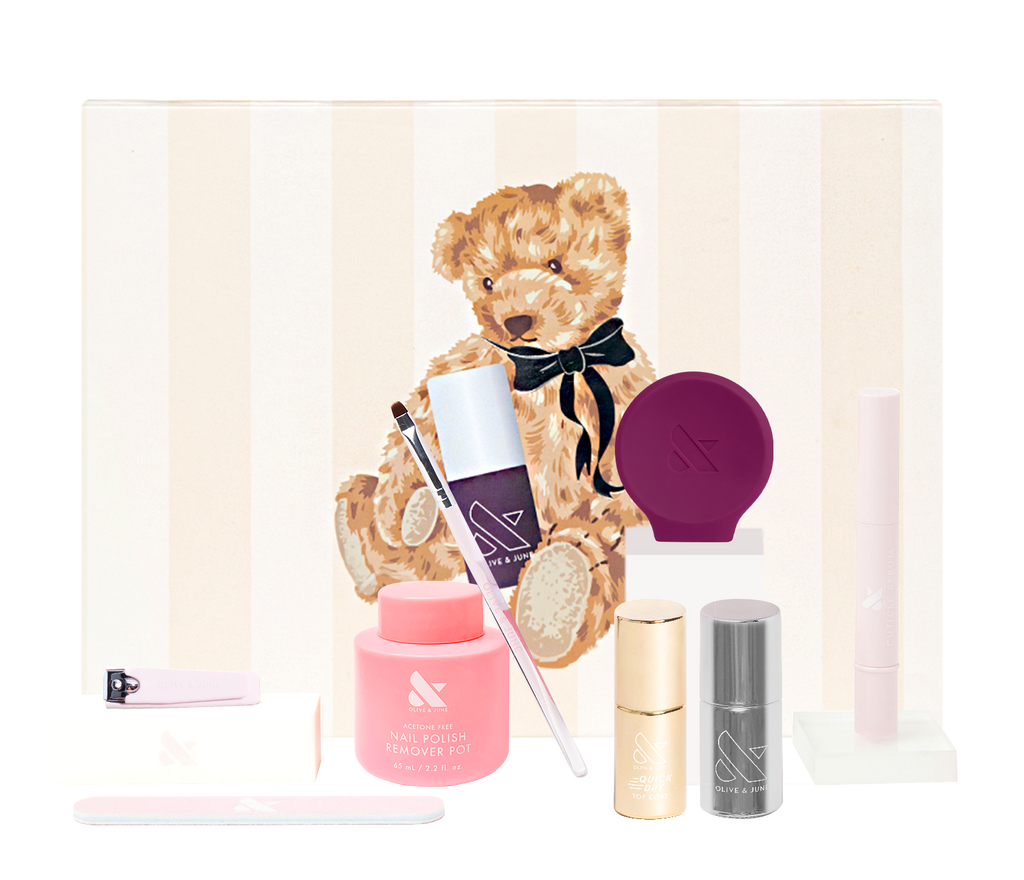 The Winter Mani System - Mix & Match - 6 Polishes with nail care tools and polish remover for at-home manicure set