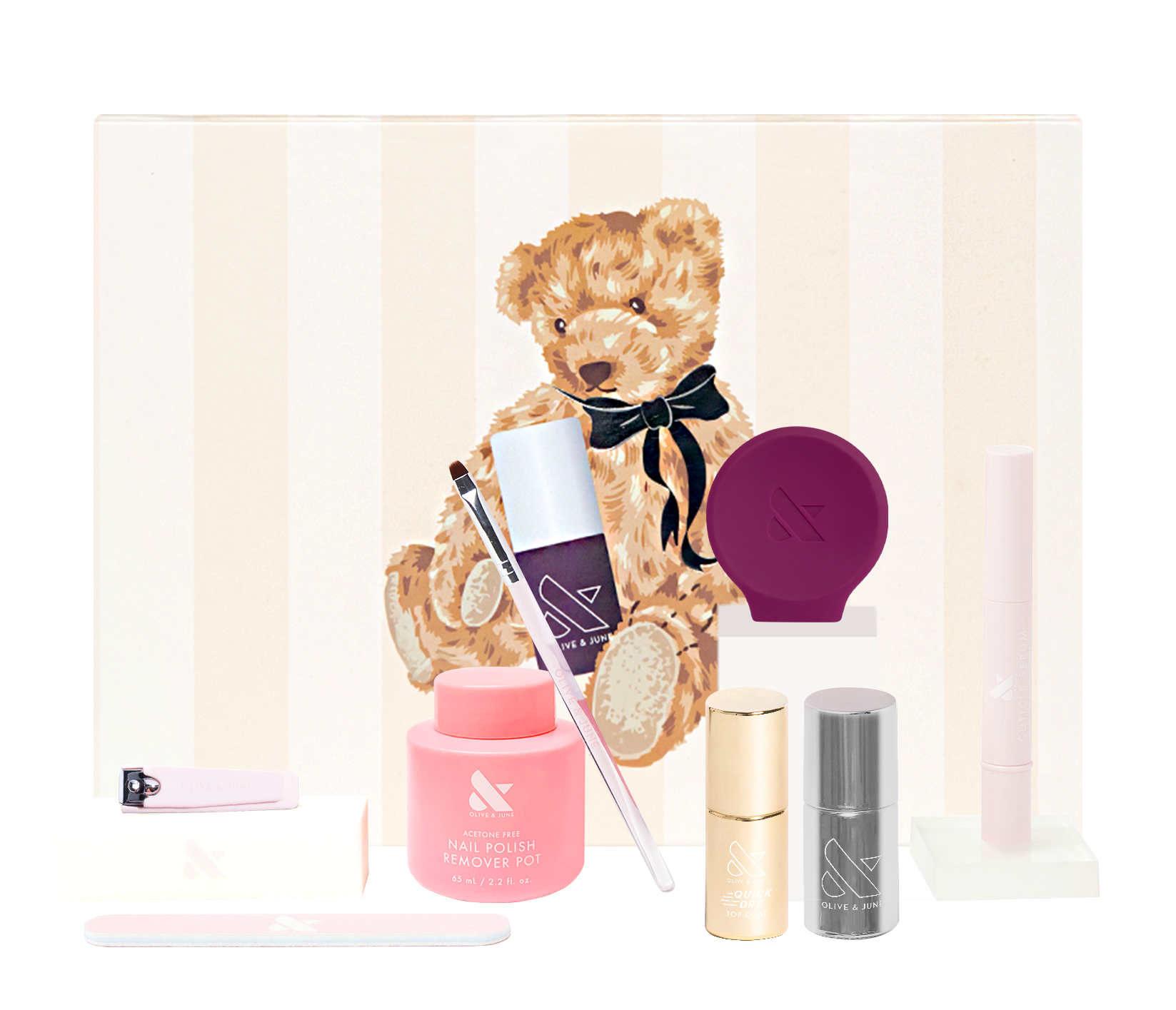 The Winter Mani System - Mix & Match - 6 Polishes with nail care tools and polish remover for at-home manicure set