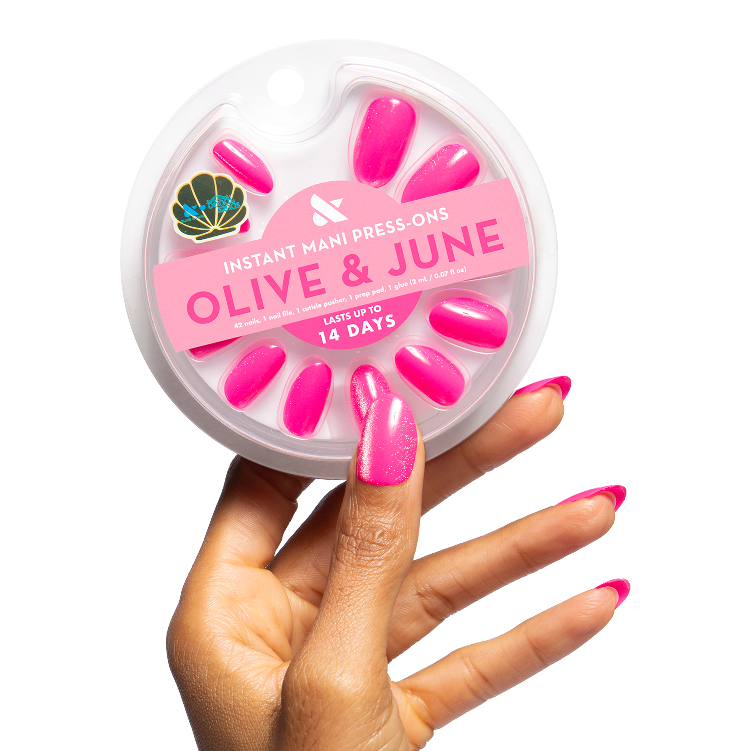 Magenta Velvet - Press On | Medium | Oval