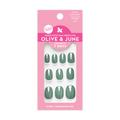 Still Life of Flowers - Tab Press-On | Extra Short | Round