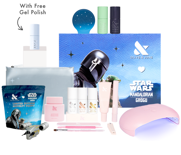 The Mandalorian and Grogu Gel Mani Pre Set System