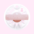 Sheer Pink Gradient - Press-On | Short | Squoval showing short squoval false nails in soft cool pink gradient press-on style