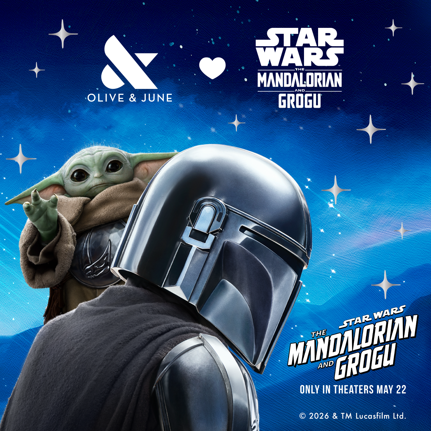 Grogu + Mando = BFF  - Pressies | Extra Short Short | Round