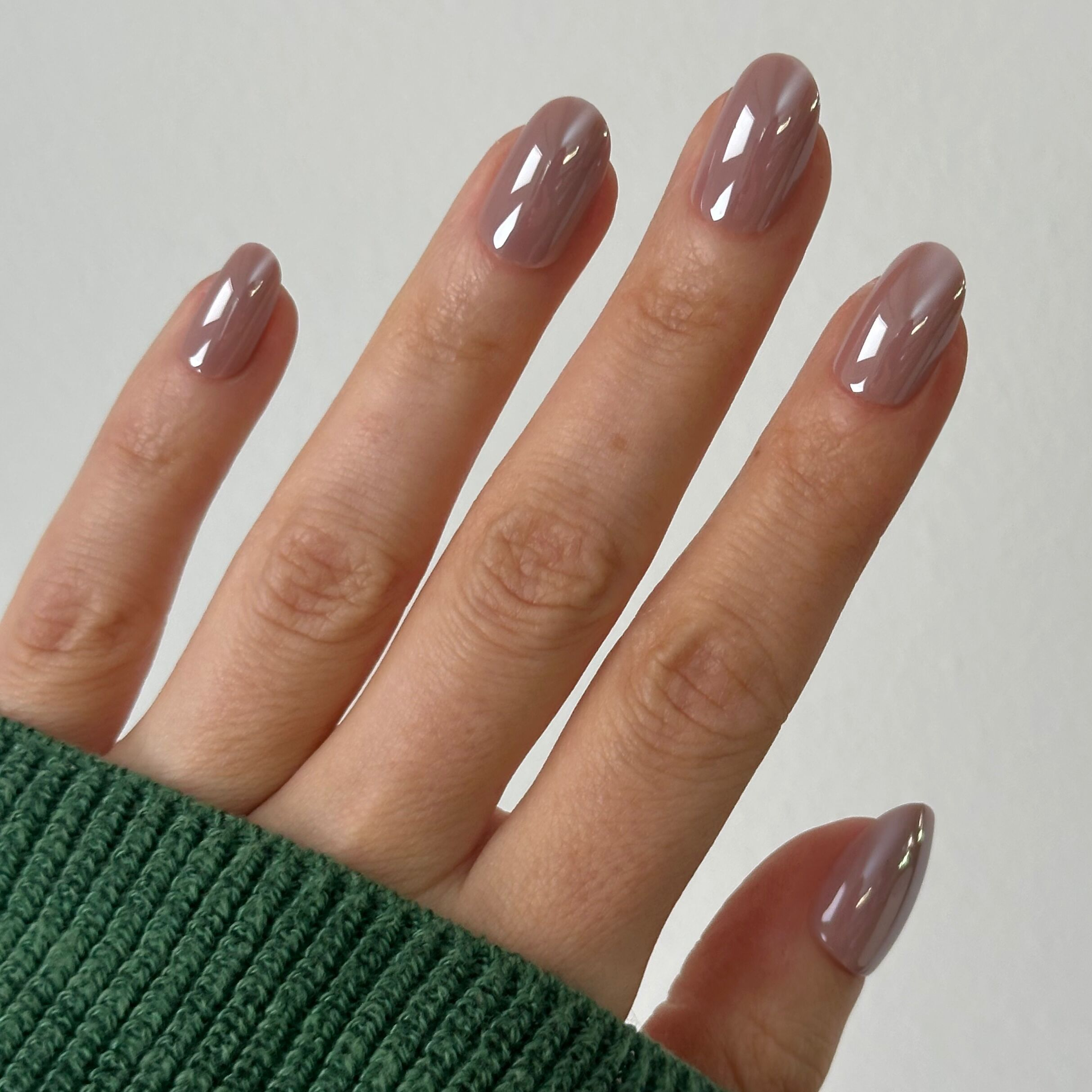 Chrome Glazed - Press On | Short | Round
