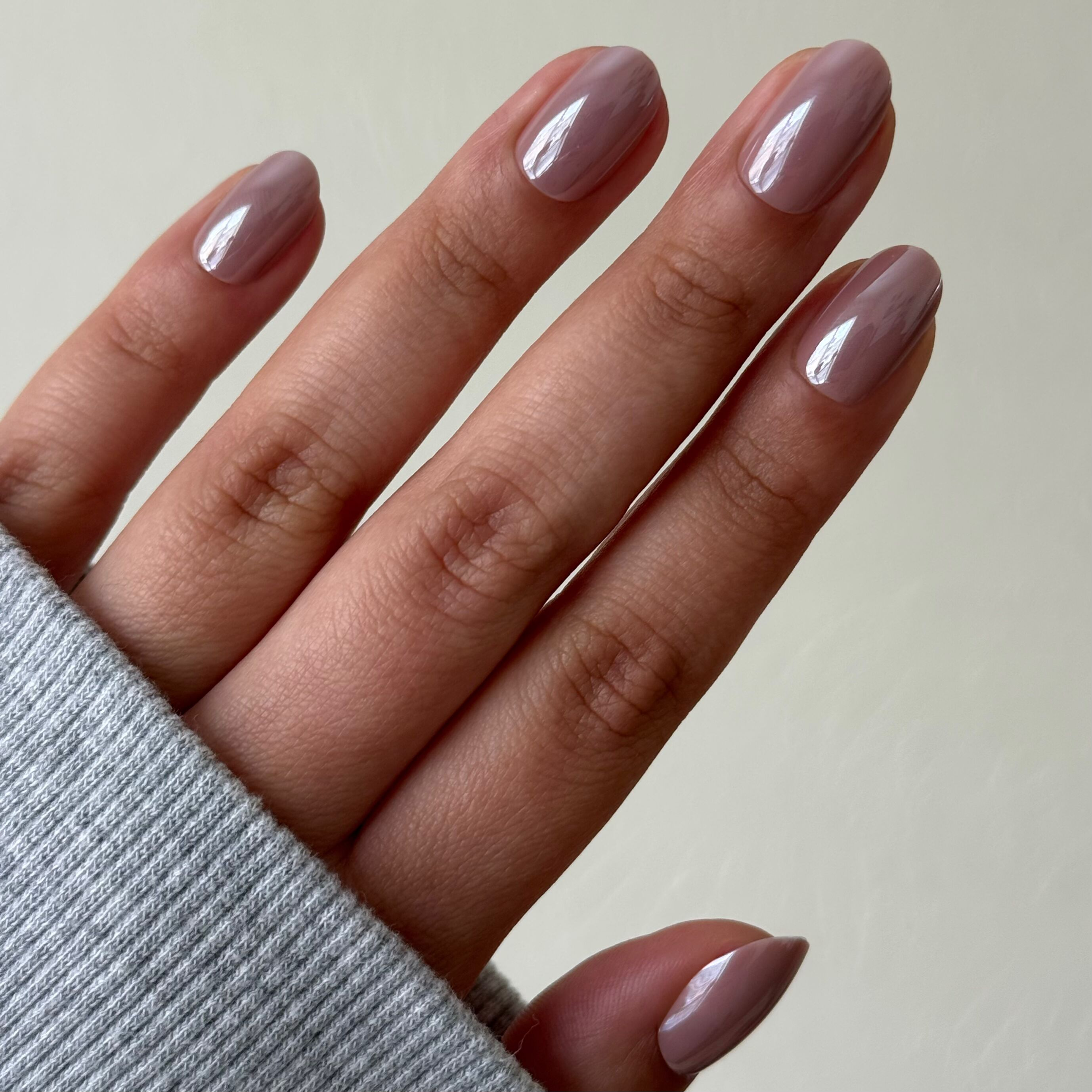 Chrome Glazed - Press On | Short | Round