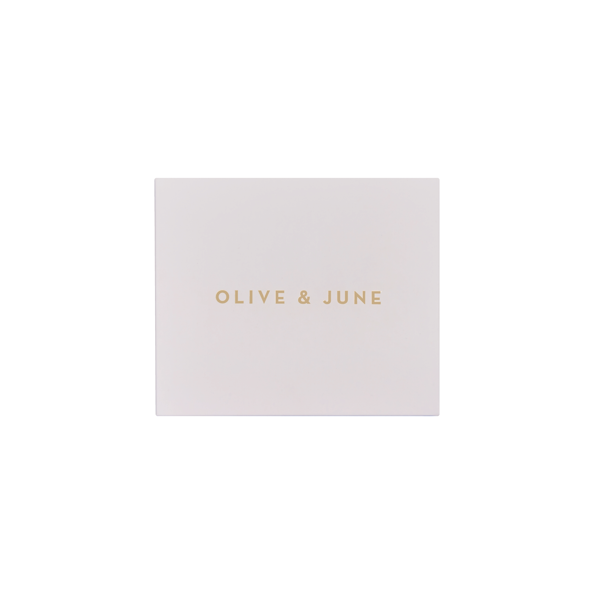 Gift Box with Olive and June branding, designed for an elegant at-home manicure and pedicure experience